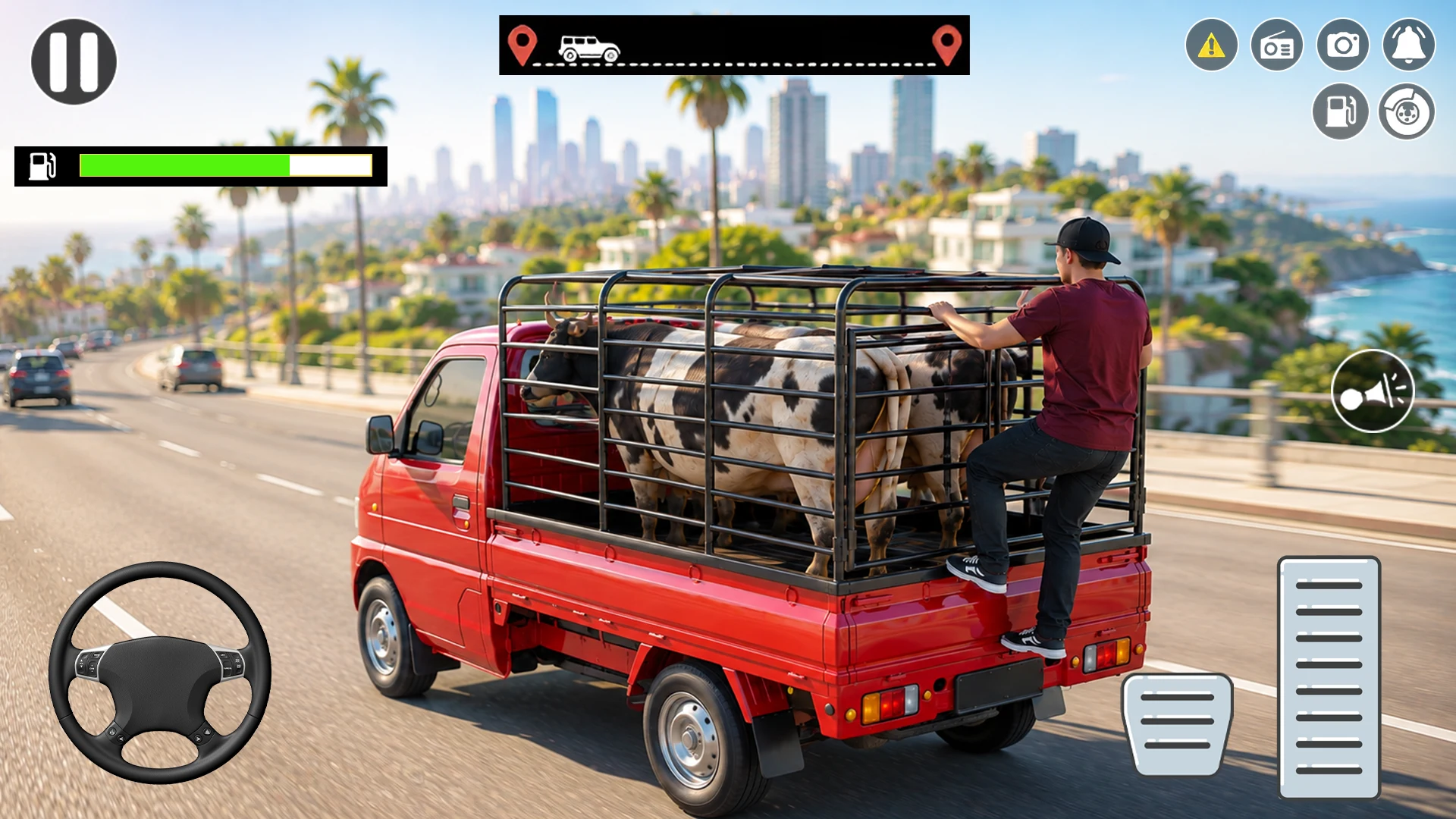 Animal Truck Transport Sim 3D screenshot
