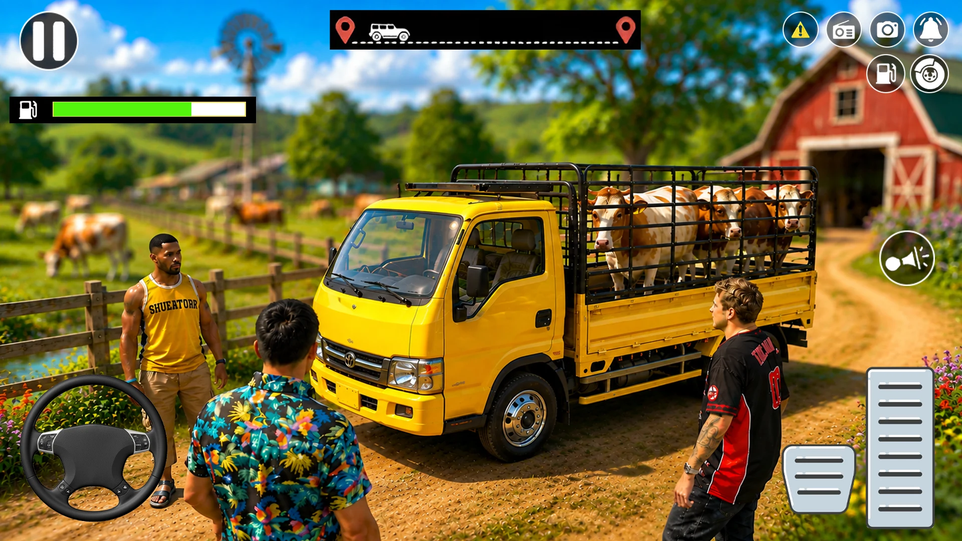 Animal Truck Transport Sim 3D screenshot