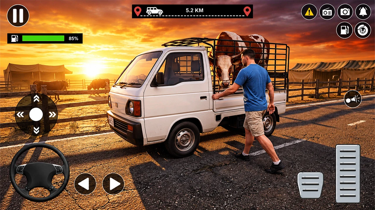 Animal Truck Transport Sim 3D screenshot