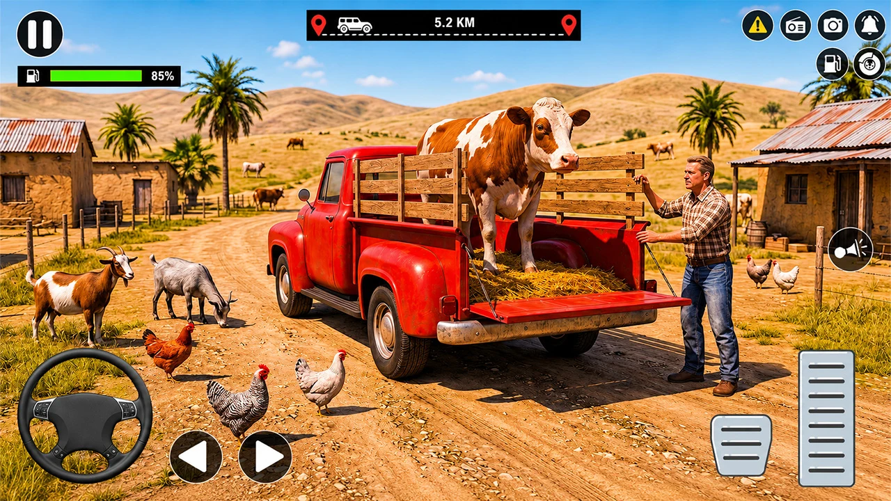 Animal Truck Transport Sim 3D screenshot